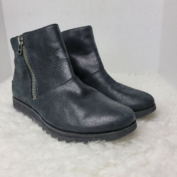 Sorel Bootie Womens Size 7 Harlow Zipper Side Waterproof Leather Shoes - Picture 1 of 12